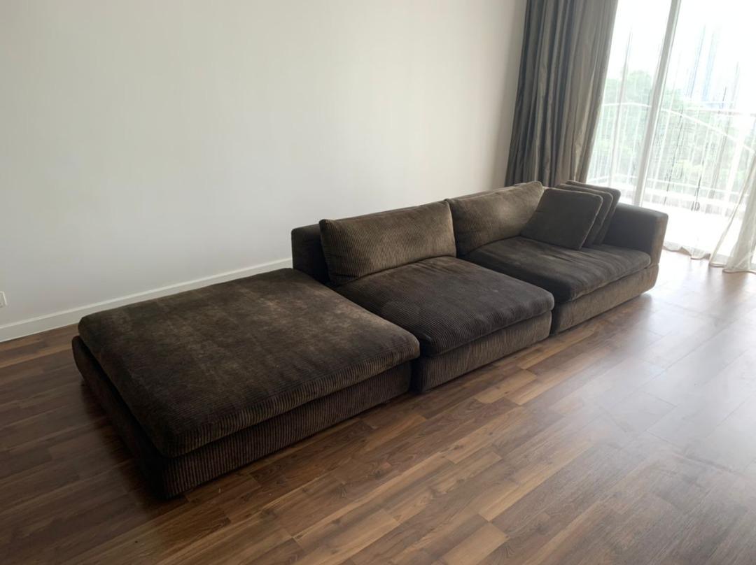 Lounge Sofa Minotti, Furniture & Home Living, Furniture, Sofas on