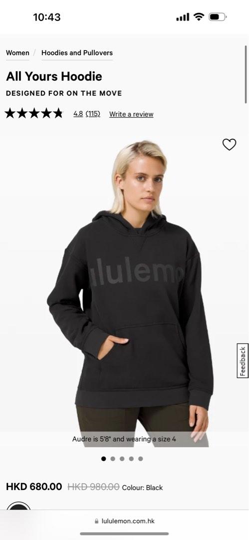 Lululemon All Yours Hoodie, Women's Fashion, Activewear on Carousell