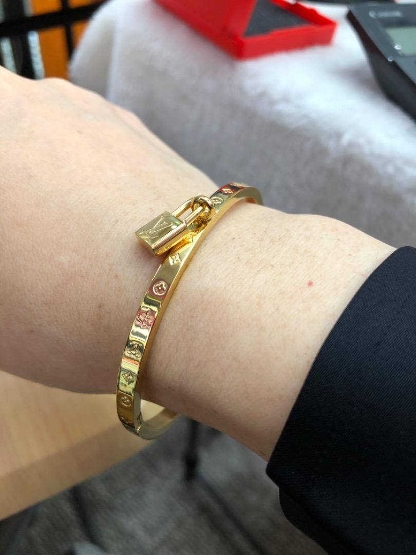 LV Bracelet with Padlock