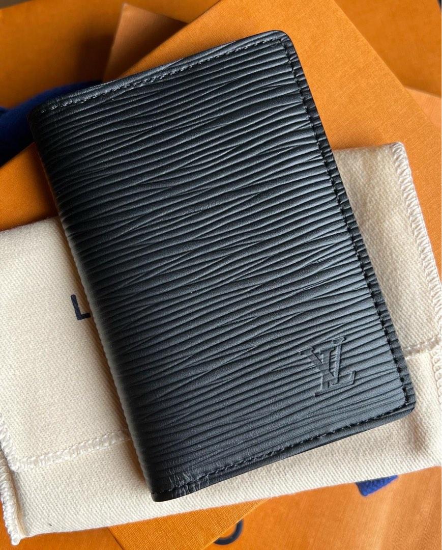 Louis Vuitton Pocket Organizer Wallet - Black Epi Leather