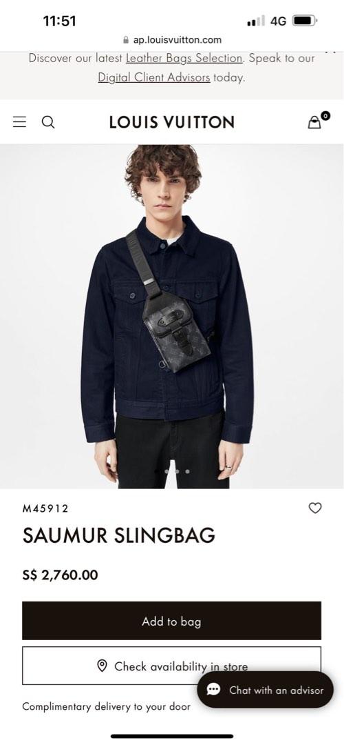 Louis Vuitton Saumur Slingbag (M45912)
