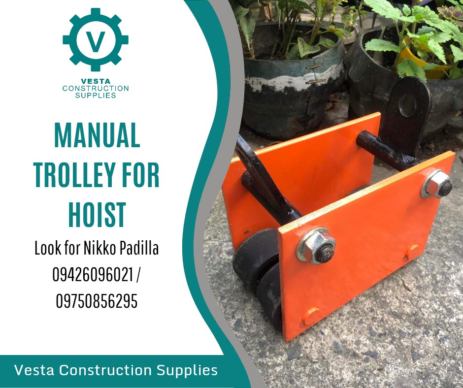 Manual Trolley For Hoist, Commercial & Industrial, Construction Tools