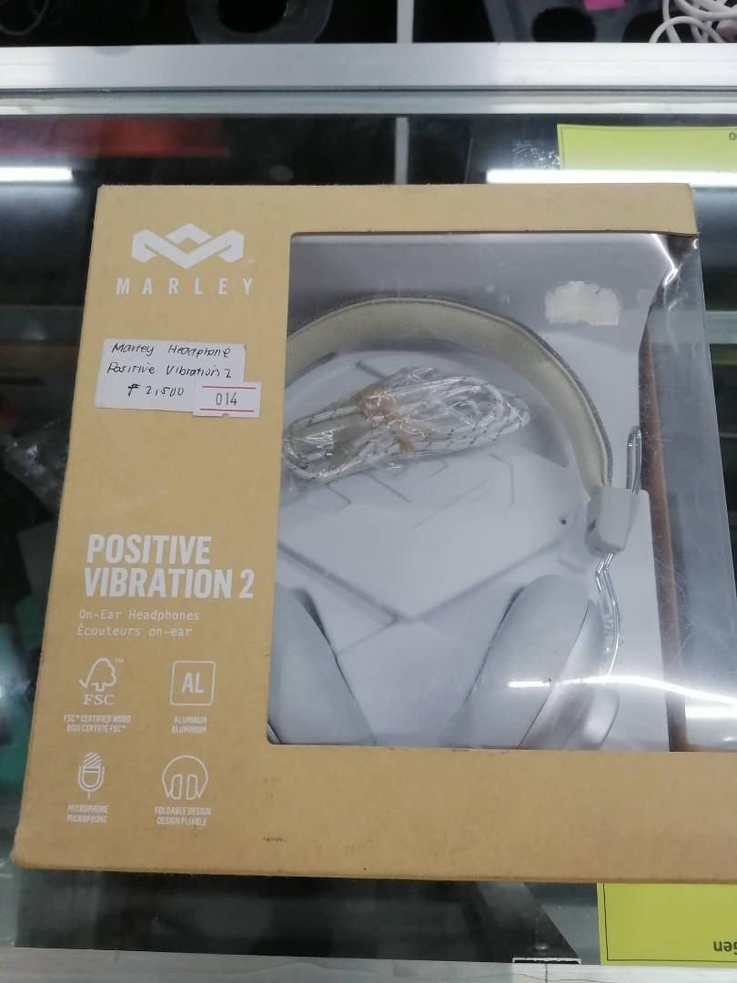 MARLEY HEADPHONE POSITIVE VIBRATION 2 (Category: Headphones & Headsets) located in San Pedro. Submitted by aussiesurplus (Listing ID 1187130335, Image 1). Description: MARLEY HEADPHONE POSITIVE VIBRATION 2 Price: 2,500 PLEASE READ FULL DETAILS BELOW: All items are from Australia SURPLUS/USED or BRAND NEW Tested and Working Sometimes you just gotta tune out the world and tune into you. And our high-performance Positive Vibration 2 headphones let y