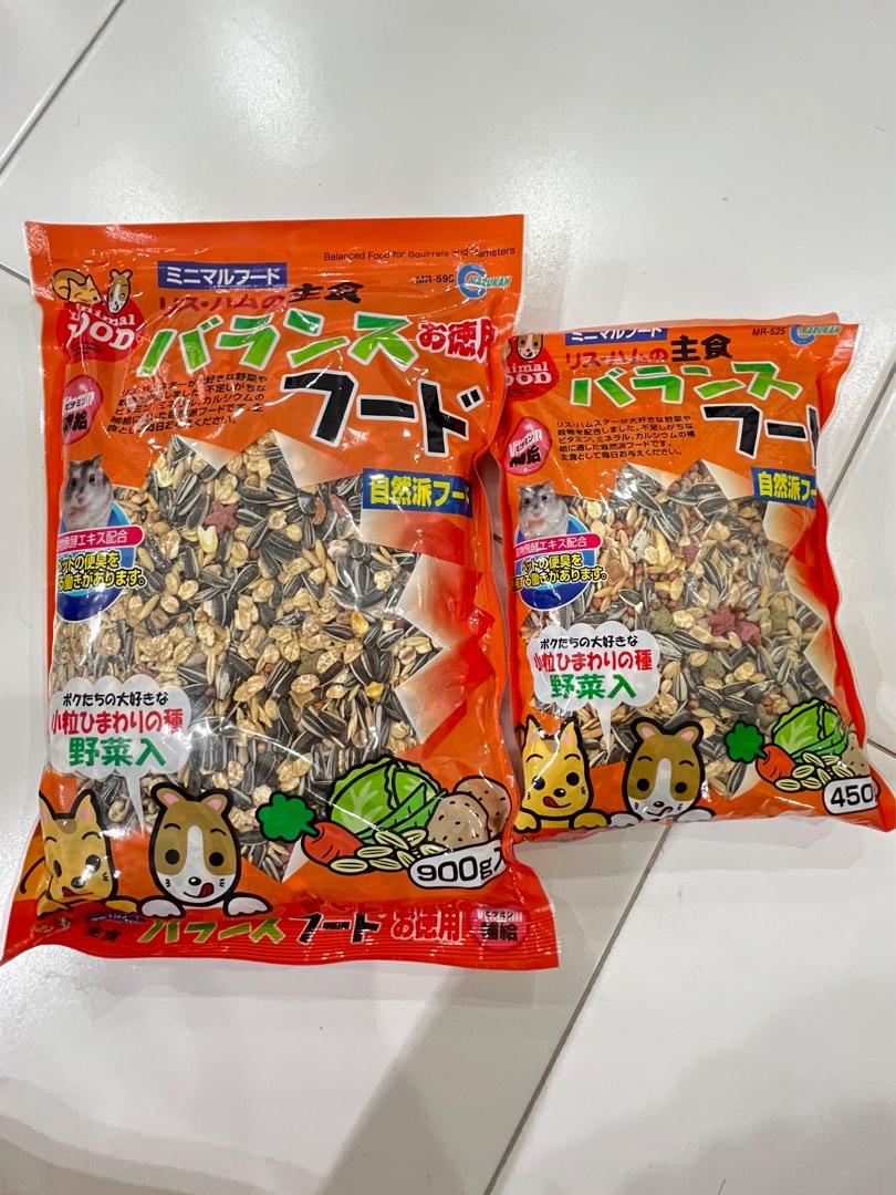 Marukan hamster food mix seeds pellets 900g 450g Pet Supplies Pet Food on Carousell