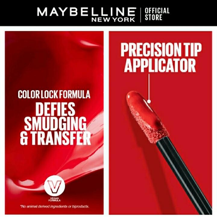 Maybelline Superstay Vinyl Ink Liquid Lipstick Transferproof Long