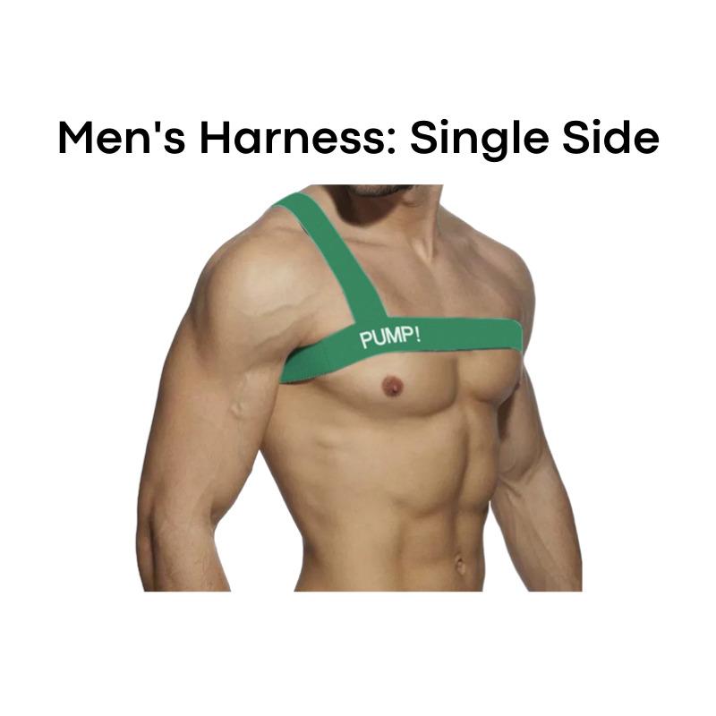 Men's Harness: Single Shoulder Strap Harness (Pump! PU5507), Men's