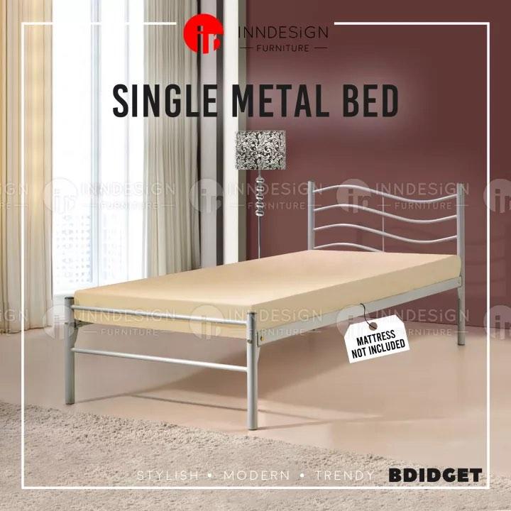 metal Bed Frame ready stock, Furniture & Home Living, Furniture, Bed