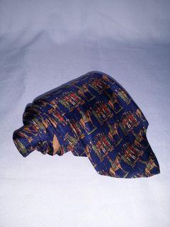 Missy's SALVATORE FERRAGAMO Navy Blue Printed Necktie