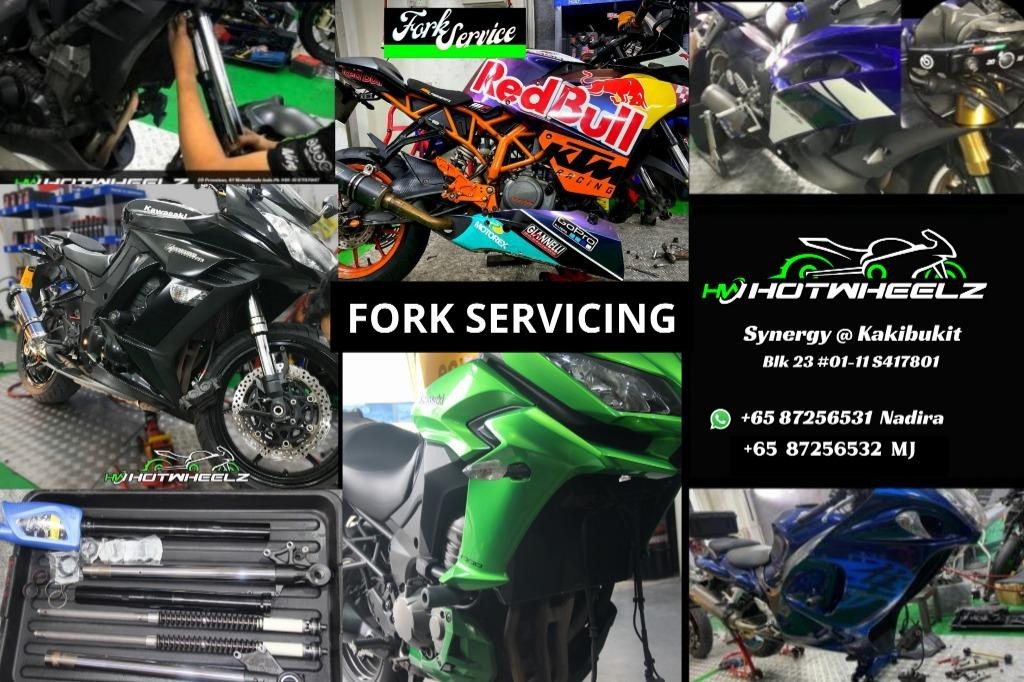 MOTORCYCLE FORK SERVICE, Motorcycles, Motorcycle Accessories on Carousell