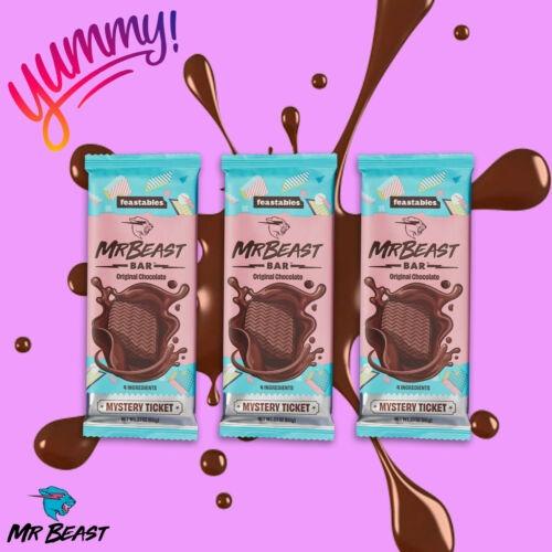 Mr Beast Chocolate Bars Original Flavor! (Feastables) [Direct from US