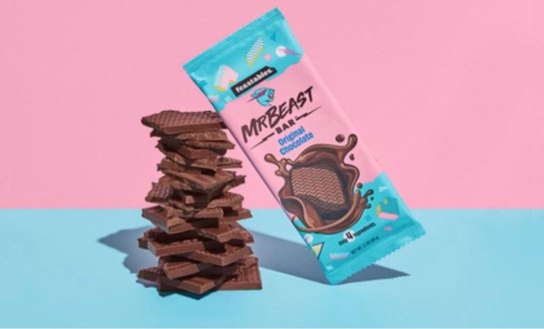 Mr Beast Chocolate Bars Original Flavor! (Feastables) [Direct from US