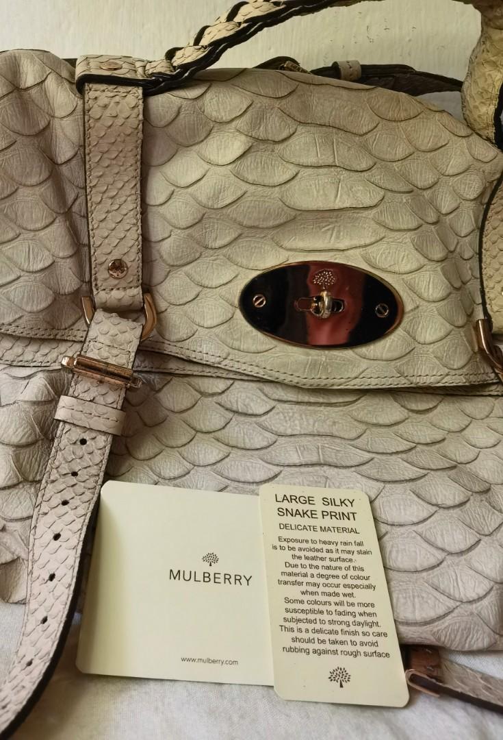 Mulberry alexa silky snake