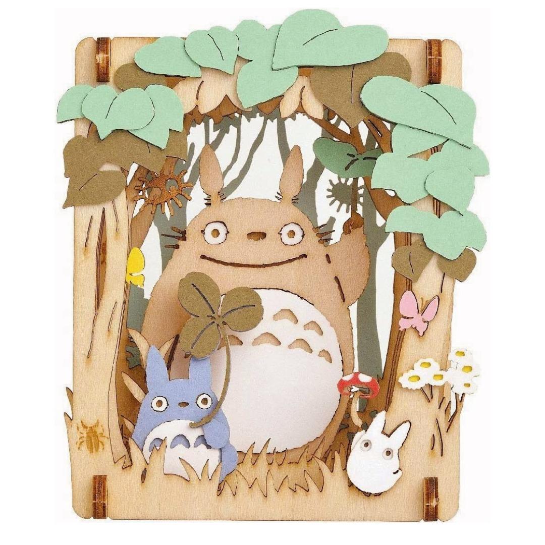 My Neighbor Totoro & Mei Miniature Art Paper Craft Kit Studio Ghibli J –