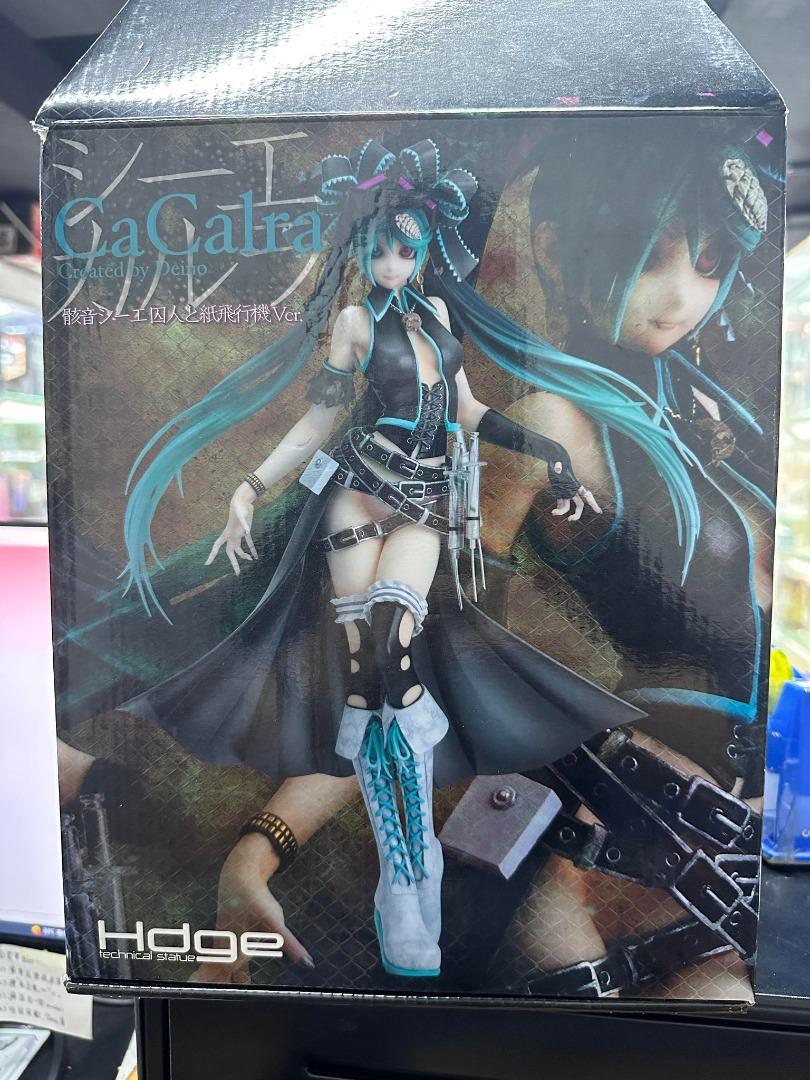 sold (N)開封品盒殘Union Creative Hdge Technical Statue No.12 Cie Carla Skeleton  cie Prisoner and Paper Plane 初音未來骸音紙飛機, 興趣及遊戲, 玩具& 遊戲類-