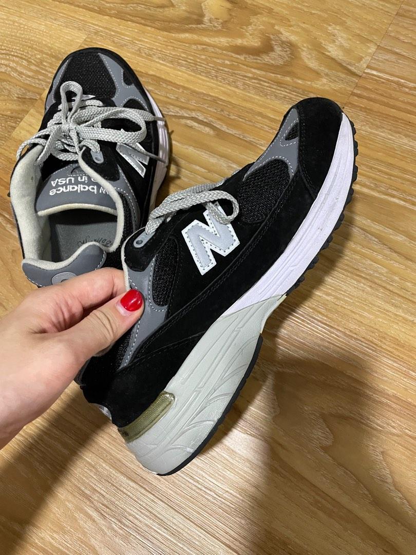new balance 993 ブラック 25.5cm 靴 