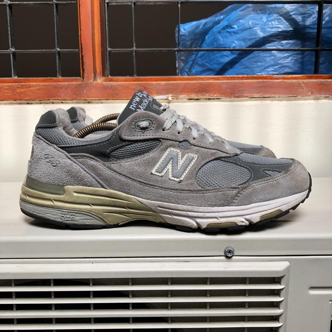New Balance 993 Grey Size 44.5 100 Original Fesyen Pria Sepatu