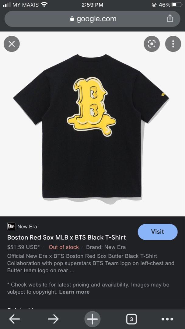 New Era x BTS x MLB Butter Boston Red Sox T-Shirt White