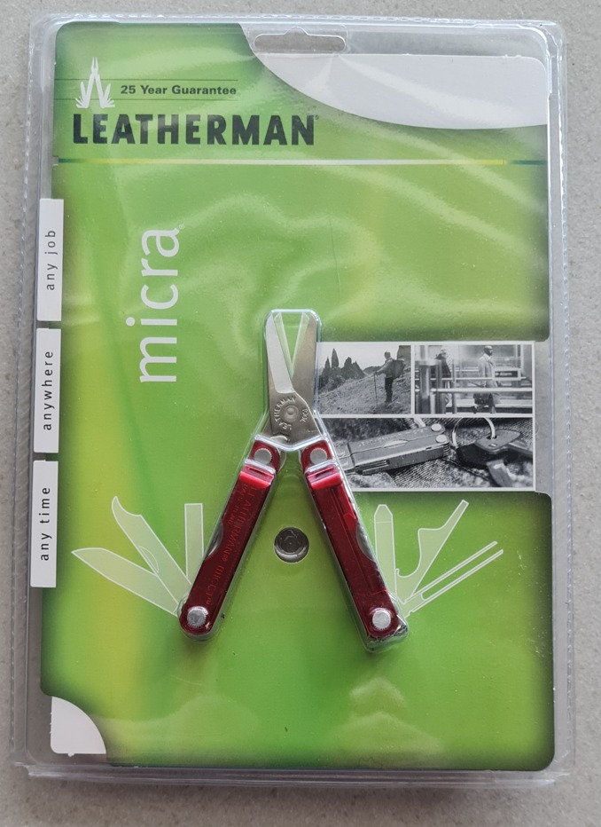 NIB discontinued/ retired Leatherman Micra with polycarbonate handle