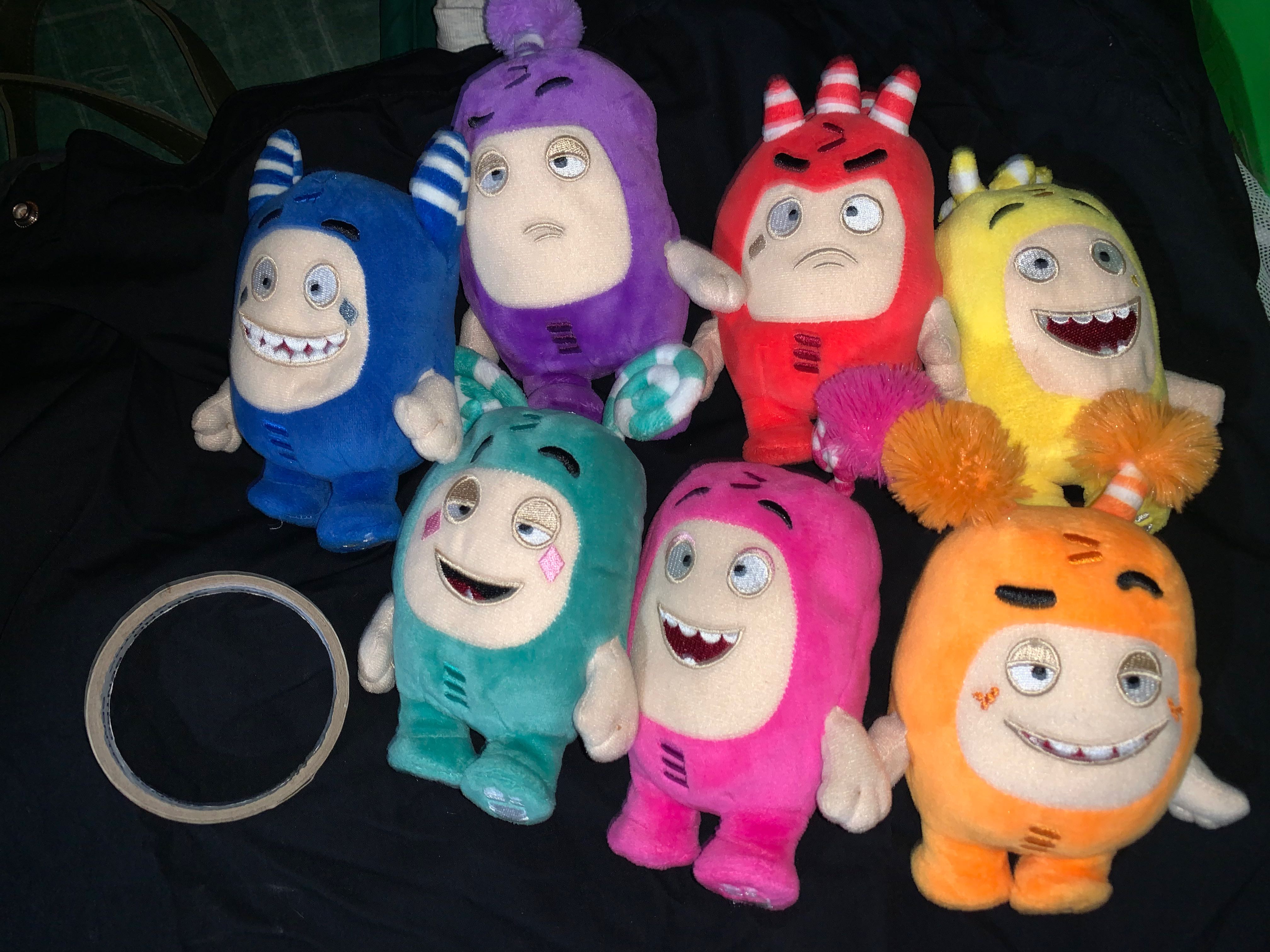Oddbods Mini Plushies Set Hobbies Toys Toys Games on Carousell