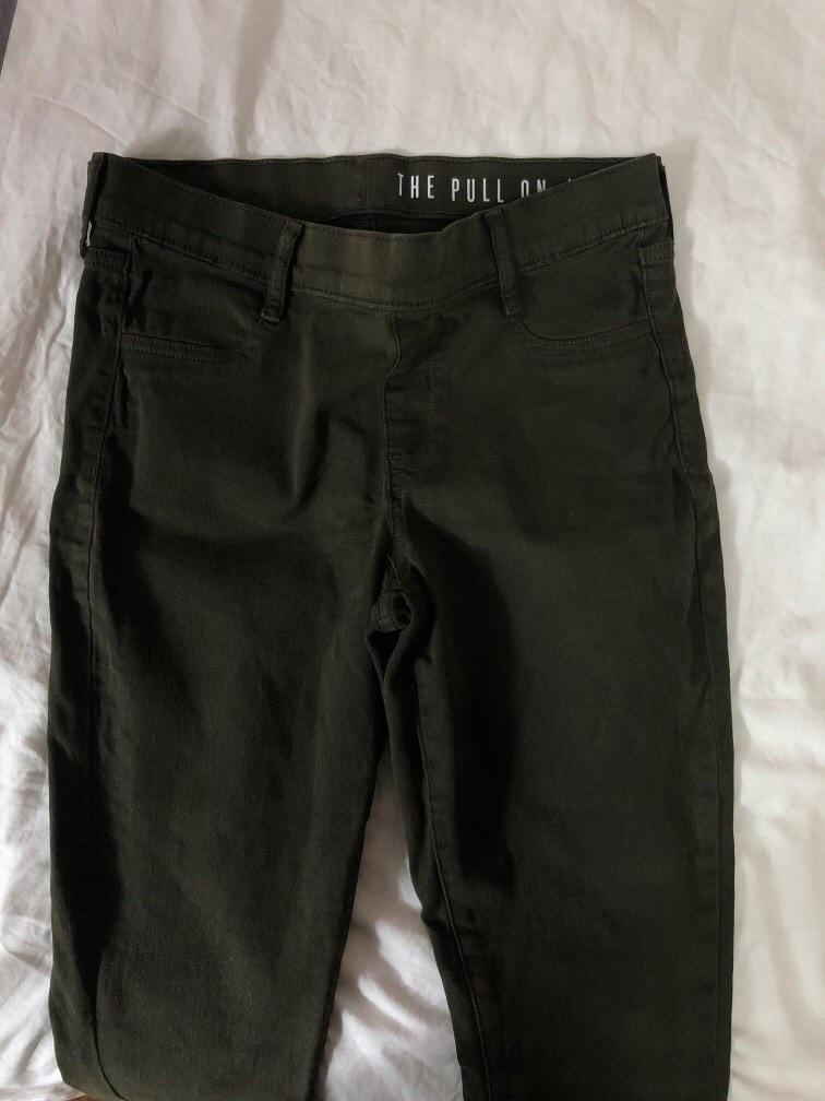Olive green jeans, Women's Fashion, Bottoms, Jeans & Leggings on Carousell