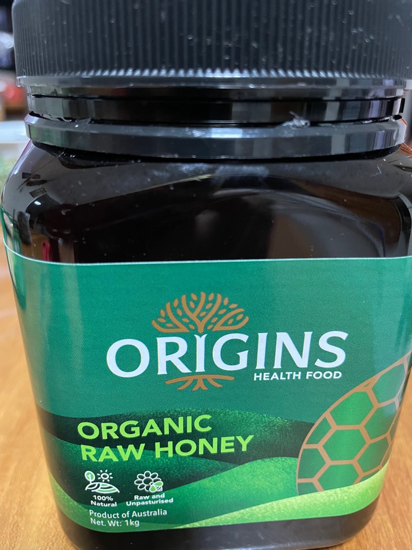 Origins organic raw honey 1kg x 2, Food & Drinks, Other Food & Drinks