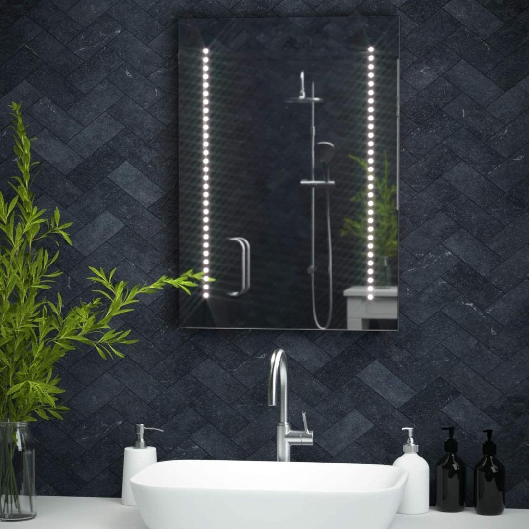 Pebble Grey™ Tannon Illuminated LED Bathroom Mirror with Concealed Heated  Demister Mirror Pad and light Sensor | 500 x 700 | IP44 Rated, Furniture u0026  Home Living, Home Decor, Mirrors on Carousell