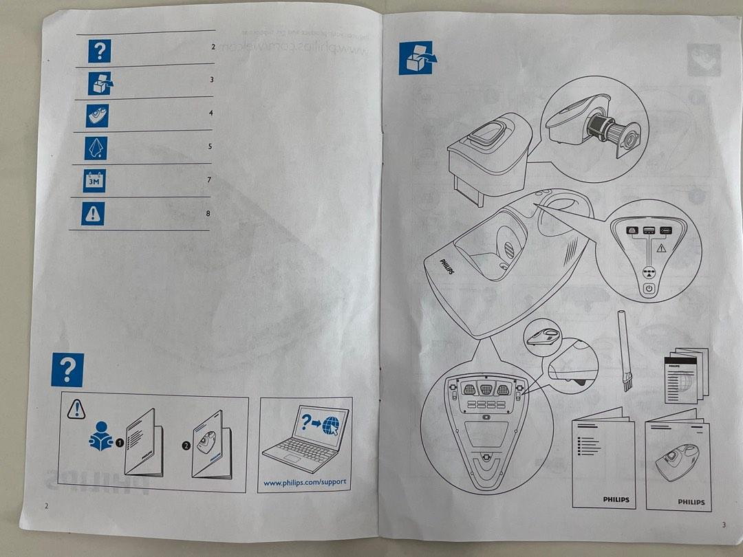 Philips bed vacuum with UV (FC6232, FC6230), TV & Home Appliances