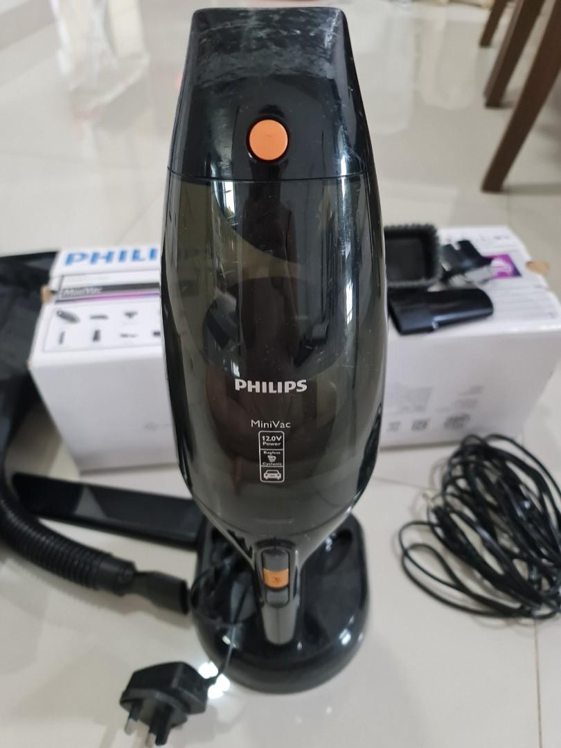 Philips MiniVac Handheld Vacuum Cleaner, TV & Home Appliances, Vacuum ...