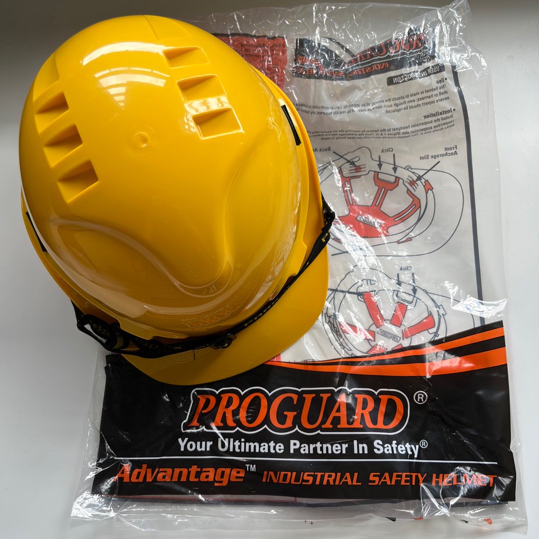 Proguard Safety Helmet Industrial/Oil &Gas Yellow, Furniture & Home ...