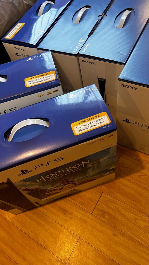 PS5 Bundle (Category: PlayStation) located in Cavite. Submitted by rraaa32 (Listing ID 1187088526, Image 1). Description: ON HAND NOW PH ✅AVAILABLE - 1 HORIZON, 3 REGULAR ❌SOLD - 5 HORIZON, 4 REGULAR ! ❗️RESERVED! - 1 HORIZON Horizon bundle - 51k w/ 3games(1horizon 2 diff) Regular bundle - 46k w/ 2 games(your choice depending on stocks) CHECK last pic for Available Games 825GB SSD Local released w/ 1 YEAR WARRANTY Limited stocks only. Available A