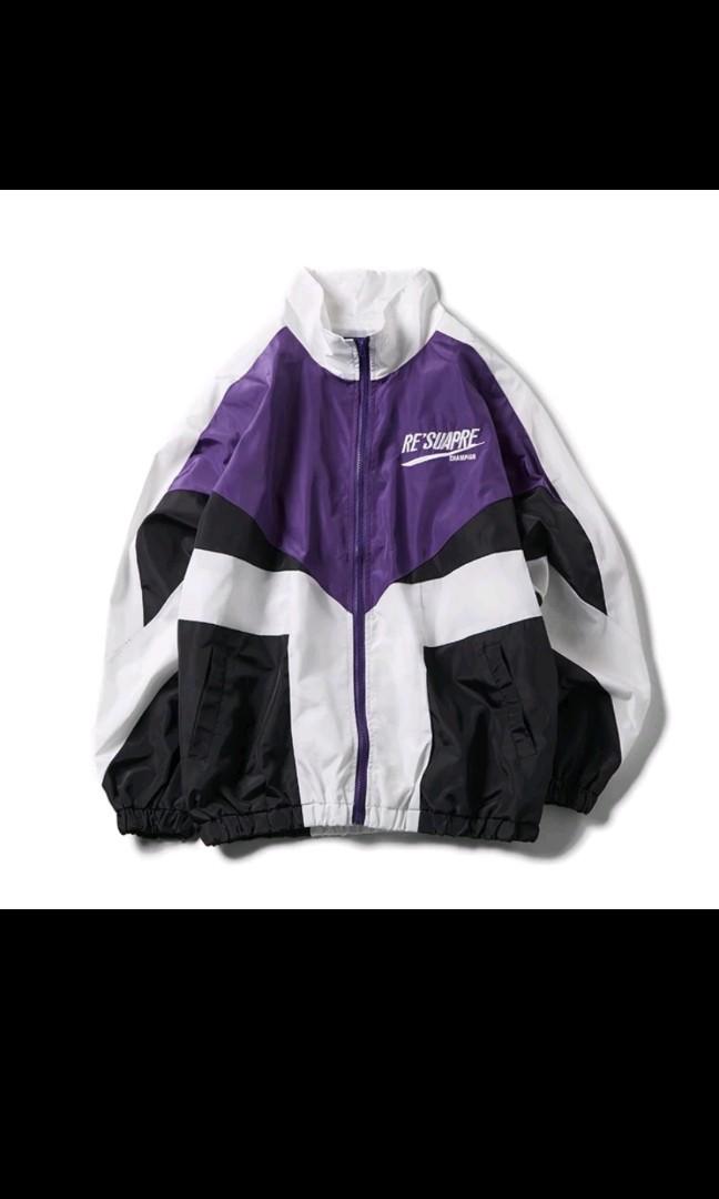 Purple new arrivals windbreaker mens