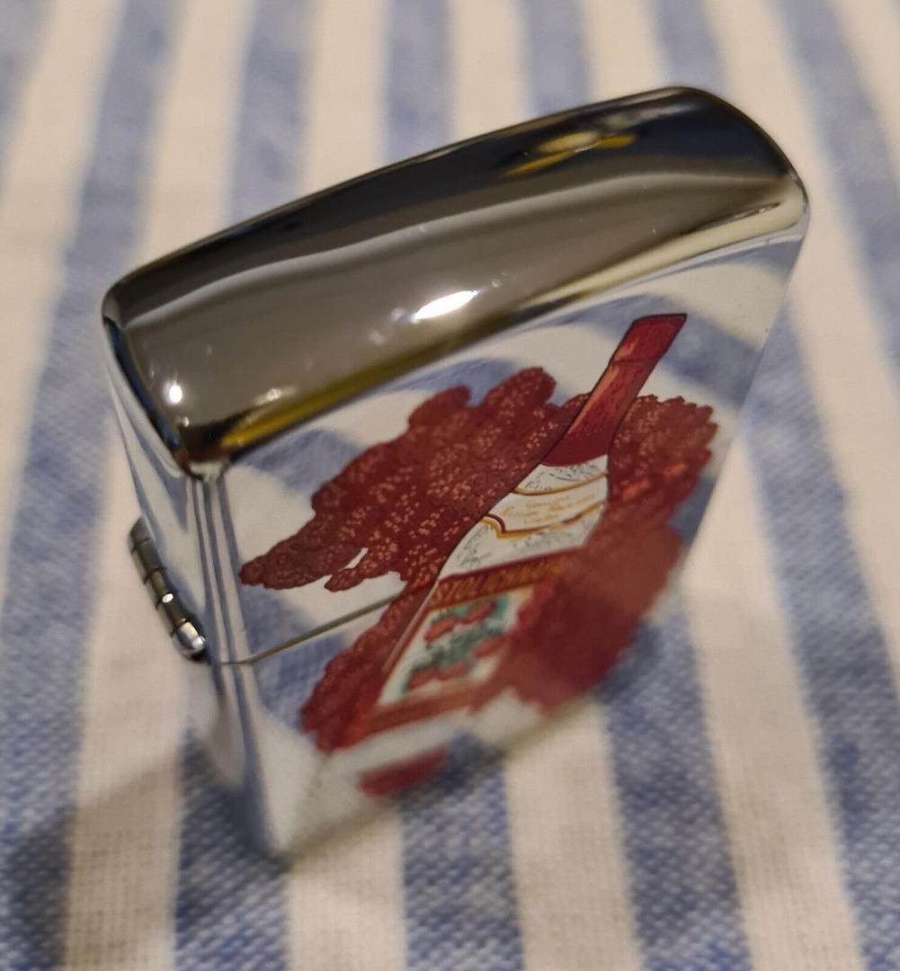 Rare Authentic Zippo Lighter Stolichnaya Russian Vodka 1998 (XIV