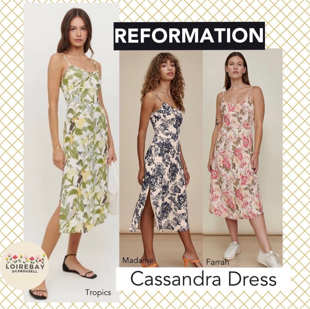 Reformation tropics dress top