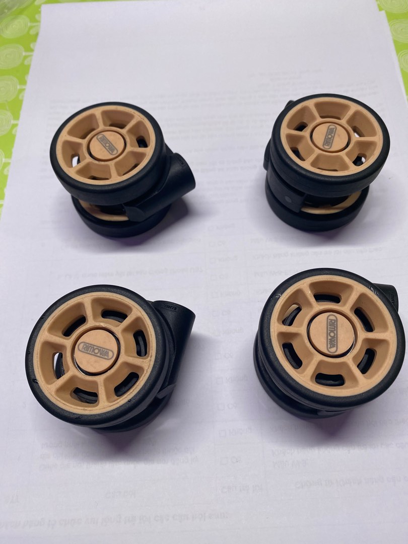 Rimowa cabin luggage wheels replacement, Hobbies & Toys, Travel, Travel
