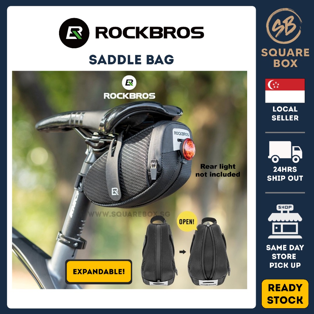 ROCKBROS New Design Easy Install Reflective MTB Road Bicycle Saddle Bag Bicycle Tail Bag Hidden