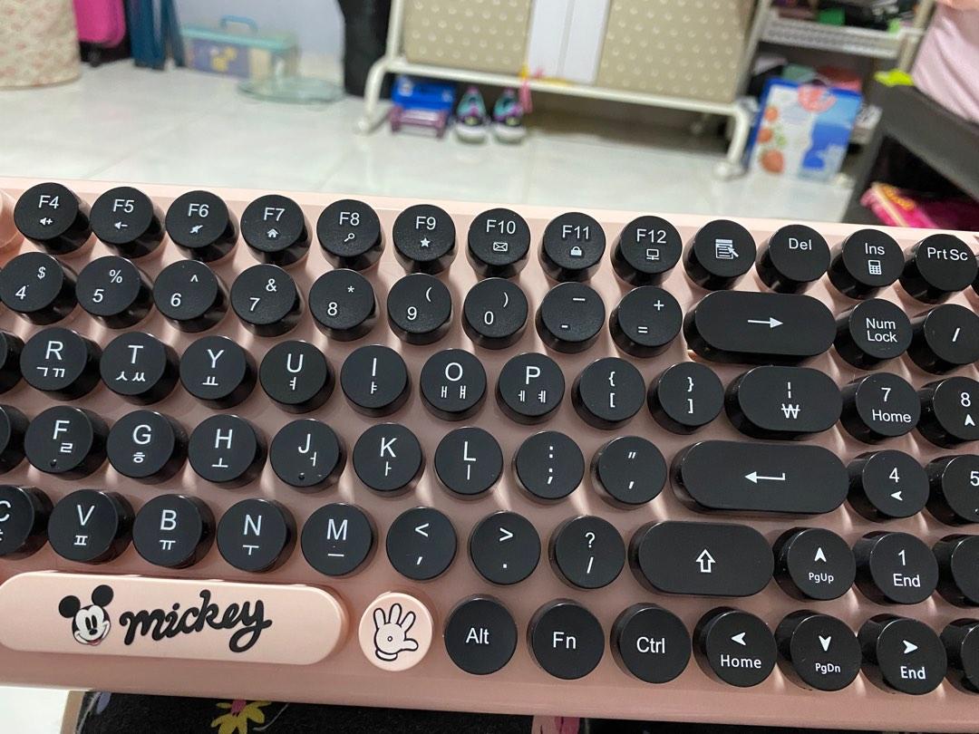 ROYCHE disney mickey mouse wireless keyboard, Computers & Tech, Parts