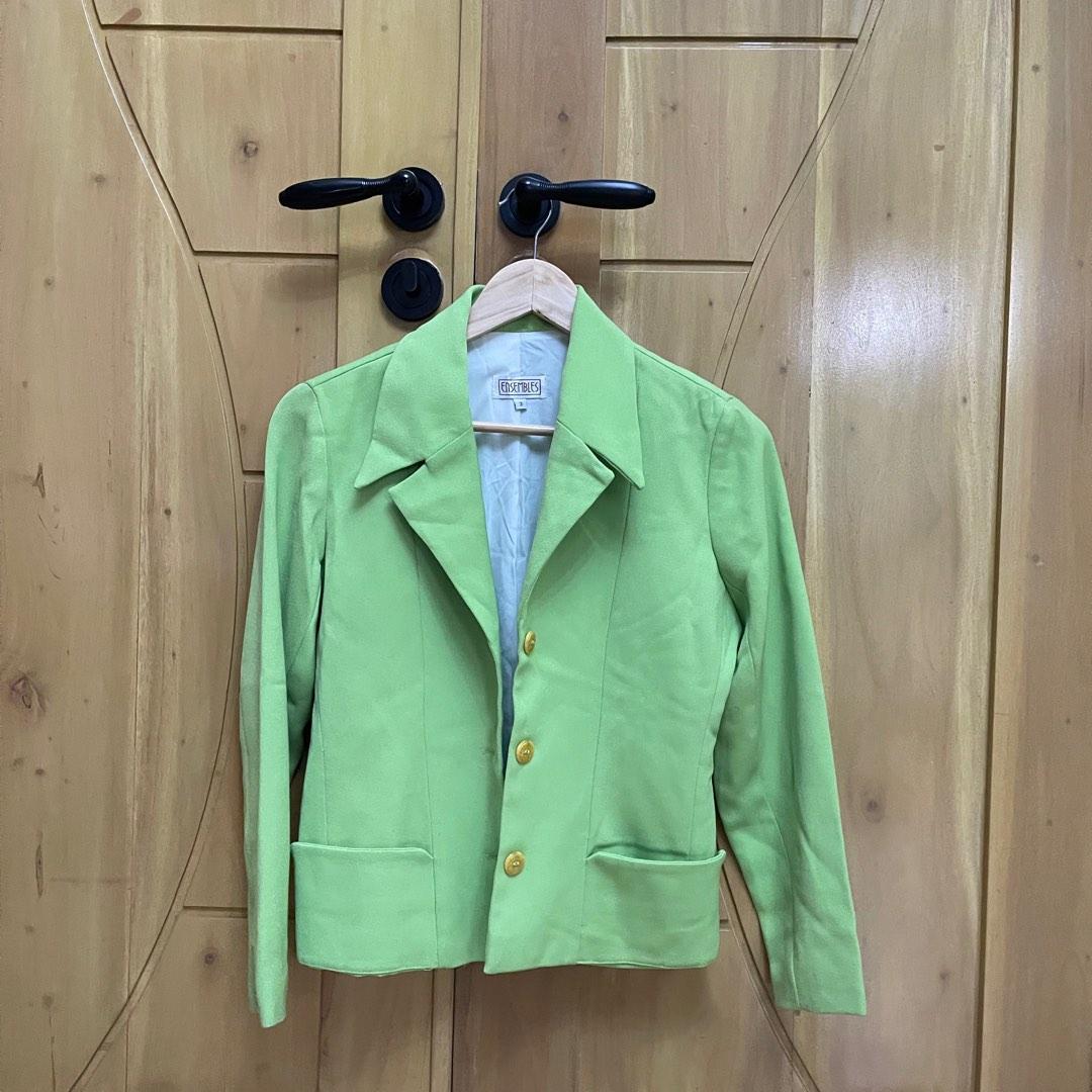 SAGE GREEN BLAZER, Women's Fashion, Coats, Jackets and Outerwear on ...
