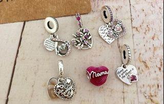 SALE🧡 AUTH PANDORA MOM CHARMS 980 EACH! BUY 3 2650 ONLY 🥰