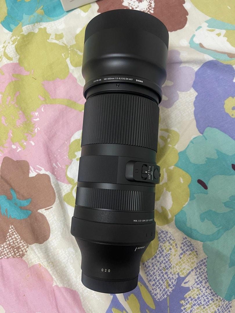 Sigma 100-400 f5-6.3 Sony e mount, 攝影器材, 鏡頭及裝備- Carousell