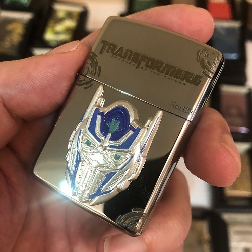 Silver Mirror Transformer Optimus Prime Limited Edition Zippo Lighter