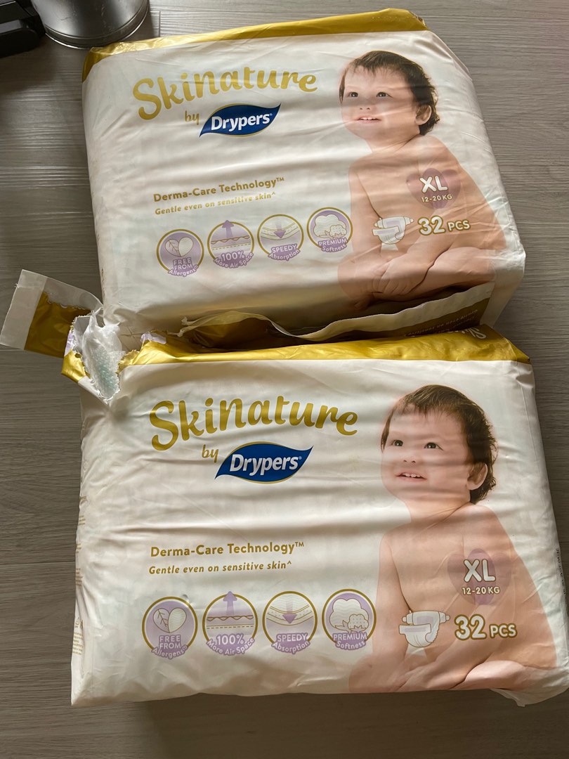Skinature By Drypers XL tape, Babies & Kids, Bathing & Changing