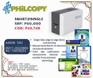 Smart21Single sided PVC ID card printer