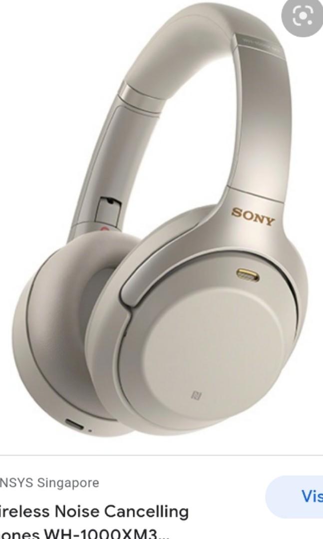 SONY XM3 TOUCHPAD HEADPHONES FREE WORKOUT EARHUGS 1 PAIR Audio Headphones Headsets on Carousell