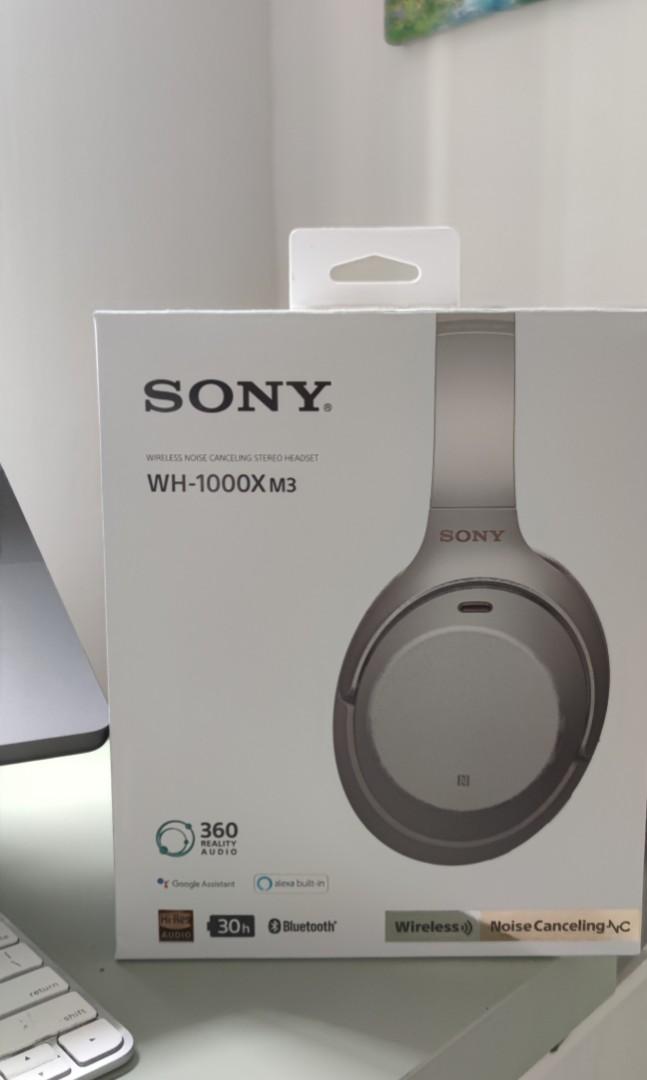 SONY XM3 TOUCHPAD HEADPHONES FREE WORKOUT EARHUGS 1 PAIR