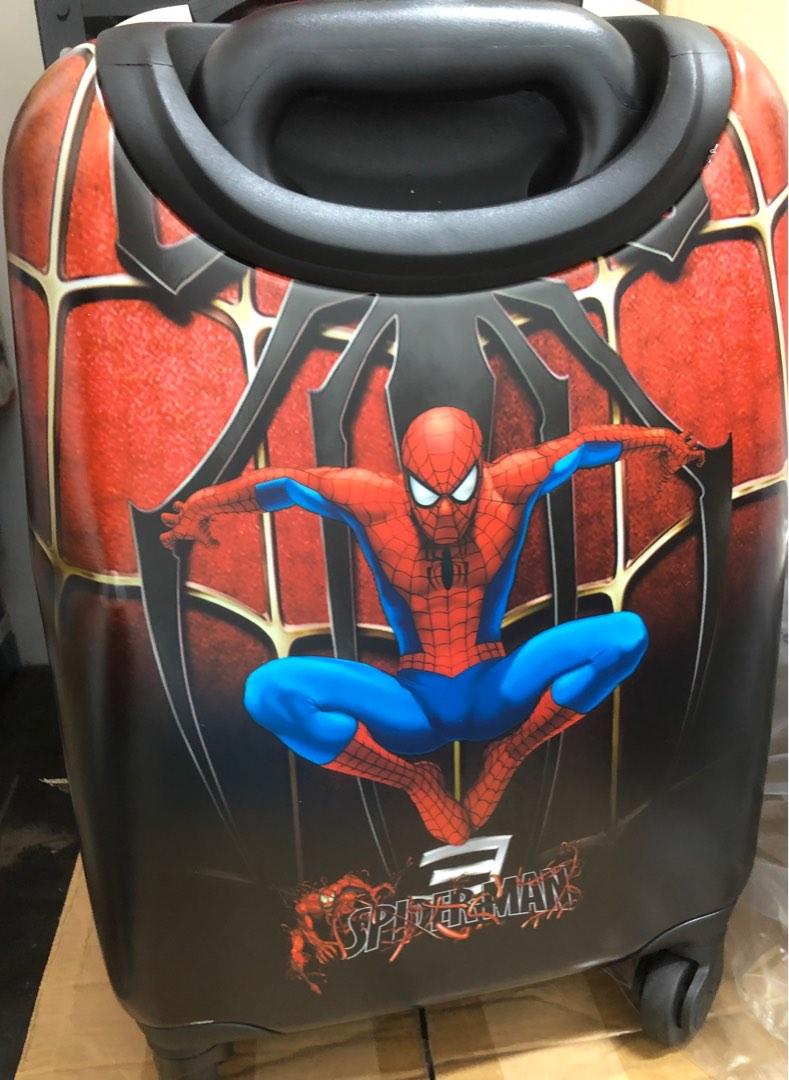 Spiderman 18” Kids Luggage (slightly dented), Hobbies & Toys, Travel