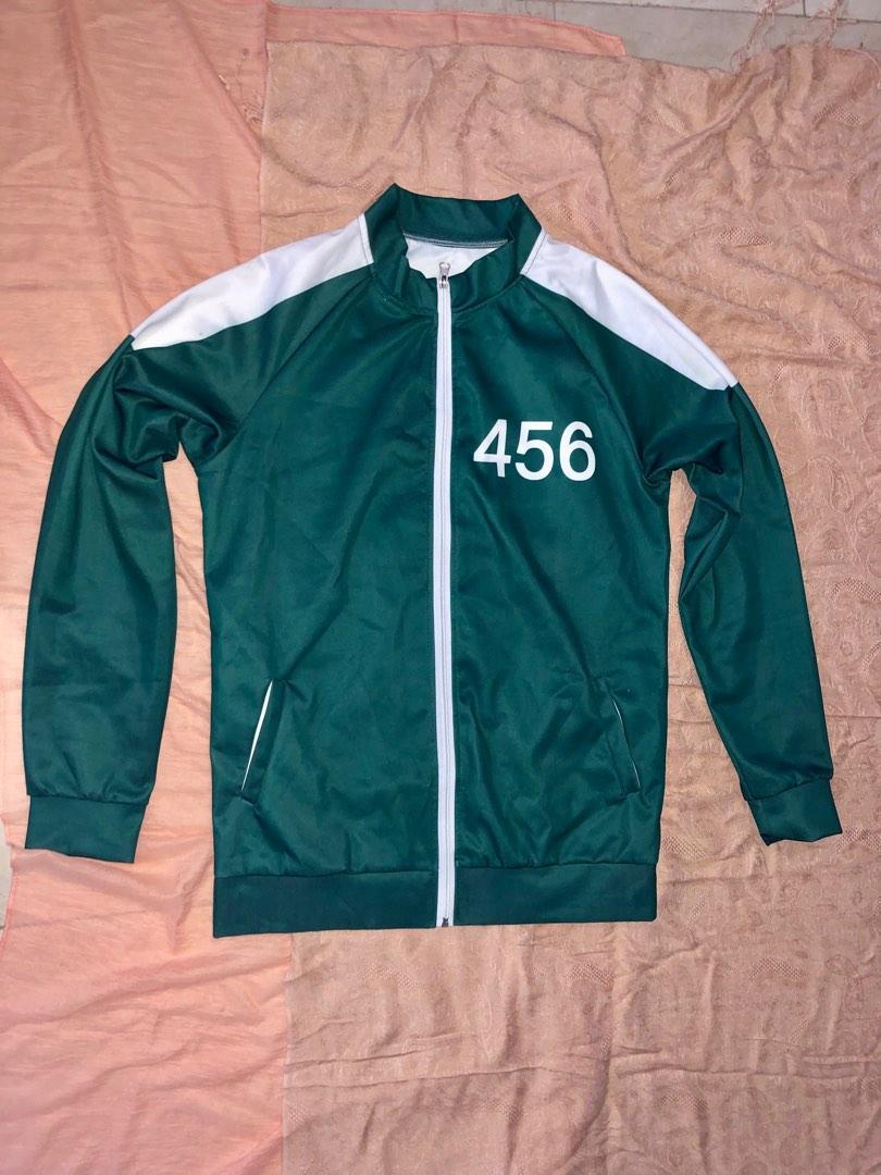SQUID GAMES Green Tracksuit Costume Set, Men's Fashion, Tops & Sets