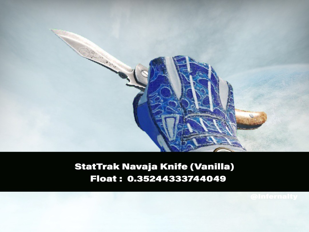 StatTrak Navaja Knife VANILLA CSGO SKINS KNIVES, Video Gaming, Gaming