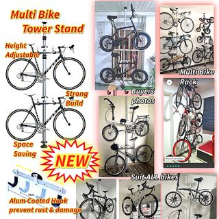 Storage tower dual bike bike stand bicycle rack bike rack bicycle stand ...