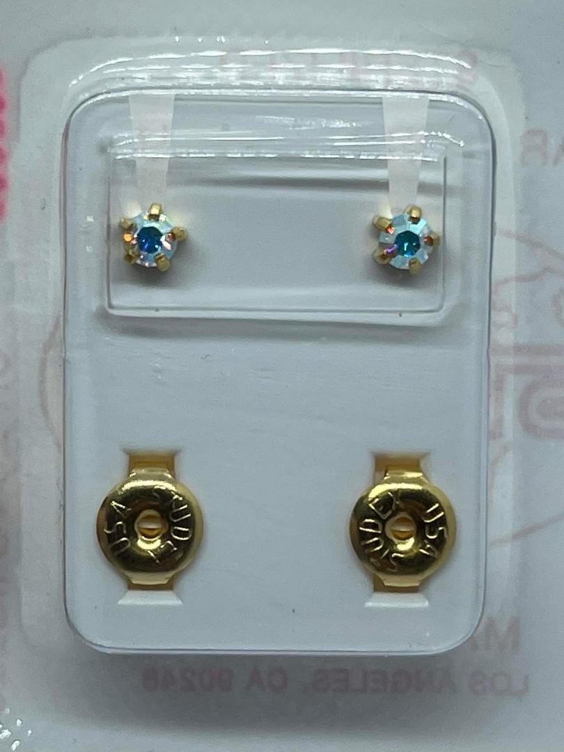 Studex Clawset Rainbow Stud Earrings 5mm 3mm 2mm, Women's Fashion