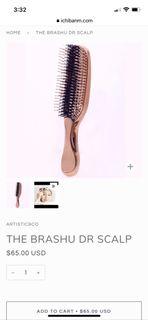 The Brashu DR SCALP Hair brush comb from Japan